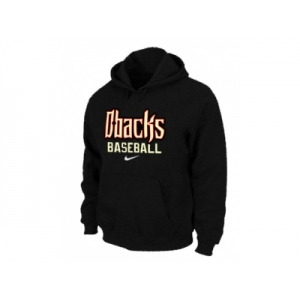 Arizona Diamondbacks Crimson Pullover Hoodie Black