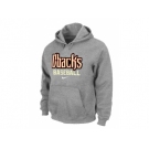 Arizona Diamondbacks Crimson Pullover Hoodie GREY