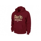 Arizona Diamondbacks Crimson Pullover Hoodie RED