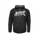 Men's Chicago White Sox Big & Tall On-Field Black Team Choice Streak Therma Base Fleece Hoodie