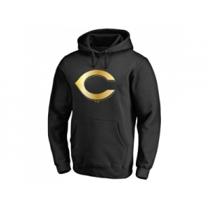 Cincinnati Reds Gold Collection Pullover Hoodie Black