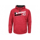 Men's Cincinnati Reds Authentic Collection Red Team Choice Streak Hoodie