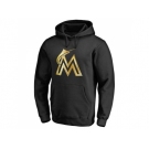 Miami Marlins Gold Collection Pullover Hoodie Black