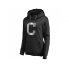 Women's Cleveland Indians Platinum Collection Pullover Hoodie Black