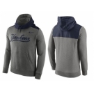 Men's New York Yankees Nike Gray Cooperstown Collection Hybrid Pullover Hoodie