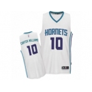 Men Adidas Charlotte Hornets #10 Michael Carter-Williams Authentic White Home NBA Jersey