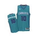 Men Adidas Charlotte Hornets #10 Michael Carter-Williams Swingman Light Blue Road NBA Jersey