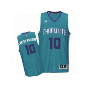 Men Adidas Charlotte Hornets #10 Michael Carter-Williams Swingman Light Blue Road NBA Jersey