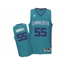 Men's Adidas Charlotte Hornets #55 Roy Hibbert Swingman Light Blue Road NBA Jersey