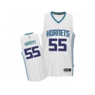 Men's Adidas Charlotte Hornets #55 Roy Hibbert Swingman White Home NBA Jersey