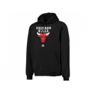Adidas Chicago Bulls Black Logo Pullover Hoodie Sweatshirt