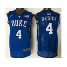 Duke Blue Devils #4 J.J. Redick Blue Basketball Stitched NCAA Jersey