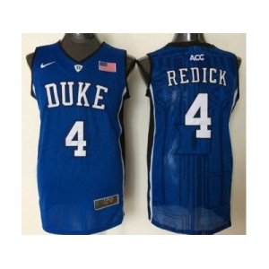 Duke Blue Devils #4 J.J. Redick Blue Basketball Stitched NCAA Jersey