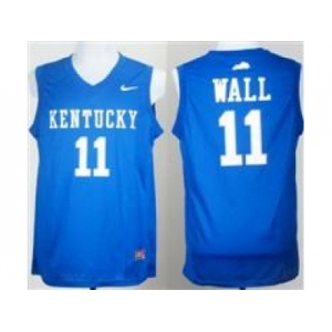 Kentucky Wildcats #11 John Wall Royal Blue College Basketball Jersey