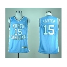 NBA NCAA North Carolina Tar Heels Vince Carter #15 College Blue