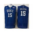 NCAA Blue Devils #15 Jahlil Okafor Royal Blue Basketball Stitched Jerseys