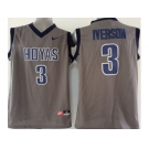 NCAA Georgetown Hoyas #3 Iverson gray Basketball Stitched Jerseys