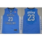 North Carolina #23 Michael Jordan Blue Stitched NCAA Jersey