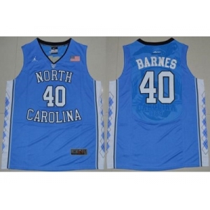 North Carolina #40 Harrison Barnes Blue Stitched NCAA Jersey