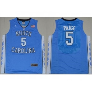 North Carolina #5 Marcus Paige Blue Basketball Stitched NCAA Jersey