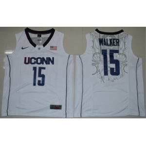 UConn Huskies #15 Kemba Walker White Basketball Stitched NCAA Jersey