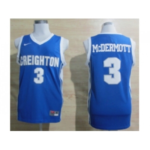 nike ncaa jerseys creighton bluejays #3 doug mcdermott blue