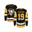 Adidas Men Pittsburgh Penguins #19 Bryan Trottier Black Alternate Authentic Stitched NHL Jersey