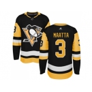 Adidas Men Pittsburgh Penguins #3 Olli Maatta Black Alternate Authentic Stitched NHL Jersey