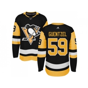 Adidas Men Pittsburgh Penguins #59 Jake Guentzel Black Alternate Authentic Stitched NHL Jersey