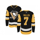 Adidas Men Pittsburgh Penguins #7 Joe Mullen Black Alternate Authentic Stitched NHL Jersey