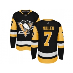 Adidas Men Pittsburgh Penguins #7 Joe Mullen Black Alternate Authentic Stitched NHL Jersey