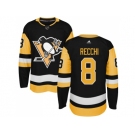 Adidas Men Pittsburgh Penguins #8 Mark Recchi Black Alternate Authentic Stitched NHL Jersey