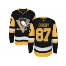 Adidas Men Pittsburgh Penguins #87 Sidney Crosby Black Alternate Authentic Stitched NHL Jersey