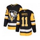 Adidas Pittsburgh Penguins #11 Jimmy Hayes Authentic Black Home NHL Jersey