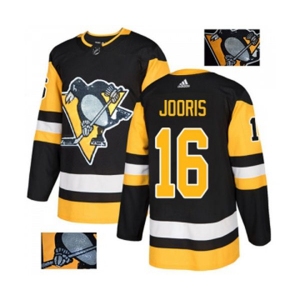 Adidas Pittsburgh Penguins #16 Josh Jooris Authentic Black Fashion Gold NHL Jersey