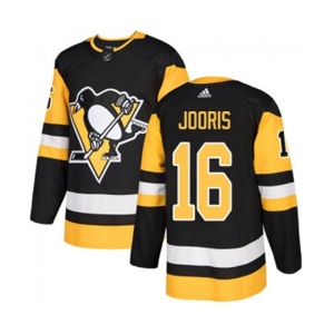 Adidas Pittsburgh Penguins #16 Josh Jooris Authentic Black Home NHL Jersey