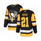 Adidas Pittsburgh Penguins #21 Michel Briere Authentic Black Home NHL Jersey