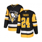 Adidas Pittsburgh Penguins #24 Jarred Tinordi Authentic Black Home NHL Jersey