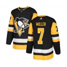 Adidas Pittsburgh Penguins #7 Joe Mullen Premier Black Home NHL Jersey