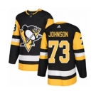 Adidas Pittsburgh Penguins #73 Jack Johnson Authentic Black Home NHL Jersey