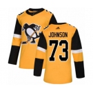 Adidas Pittsburgh Penguins #73 Jack Johnson Authentic Gold Alternate NHL Jersey