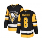 Adidas Pittsburgh Penguins #8 Brian Dumoulin Authentic Black Home NHL Jersey