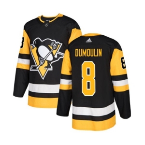 Adidas Pittsburgh Penguins #8 Brian Dumoulin Premier Black Home NHL Jersey