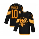 Men's Penguins #10 Ron Francis Black 2019 Stadium Series Stitched Hockey Jersey