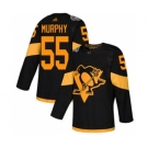 Men's Penguins #55 Larry Murphy Black 2019 Stadium Series Stitched Hockey Jersey