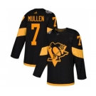 Men's Penguins #7 Joe Mullen Black 2019 Stadium Series Stitched Hockey Jersey