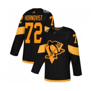 Men's Penguins #72 Patric Hornqvist Black 2019 Stadium Series Stitched Hockey Jersey