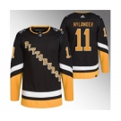 Men's Pittsburgh Penguins #11 Alex Nylander Black Stitched Jersey