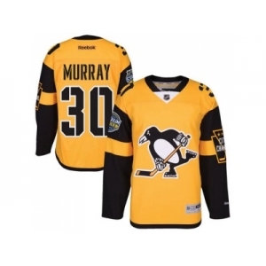 Men's Pittsburgh Penguins #30 Matt Murray Black 2017 Stadium Series Stitched NHL Jersey