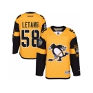 Men's Pittsburgh Penguins #58 Kris Letang Black 2017 Stadium Series Stitched NHL Jersey